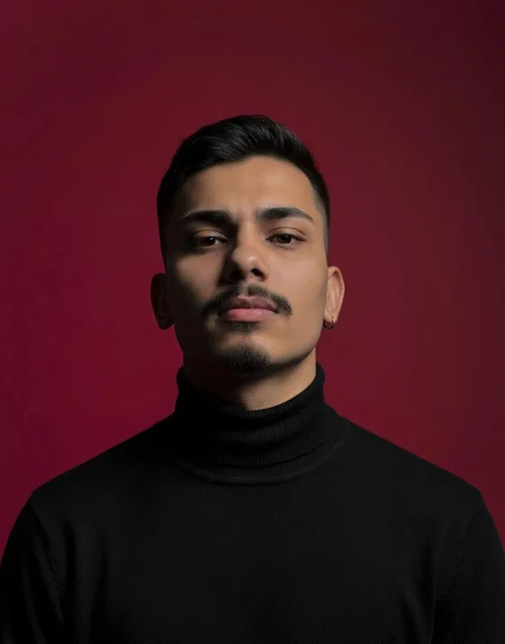 Mandip Sapkota, studio portrait
